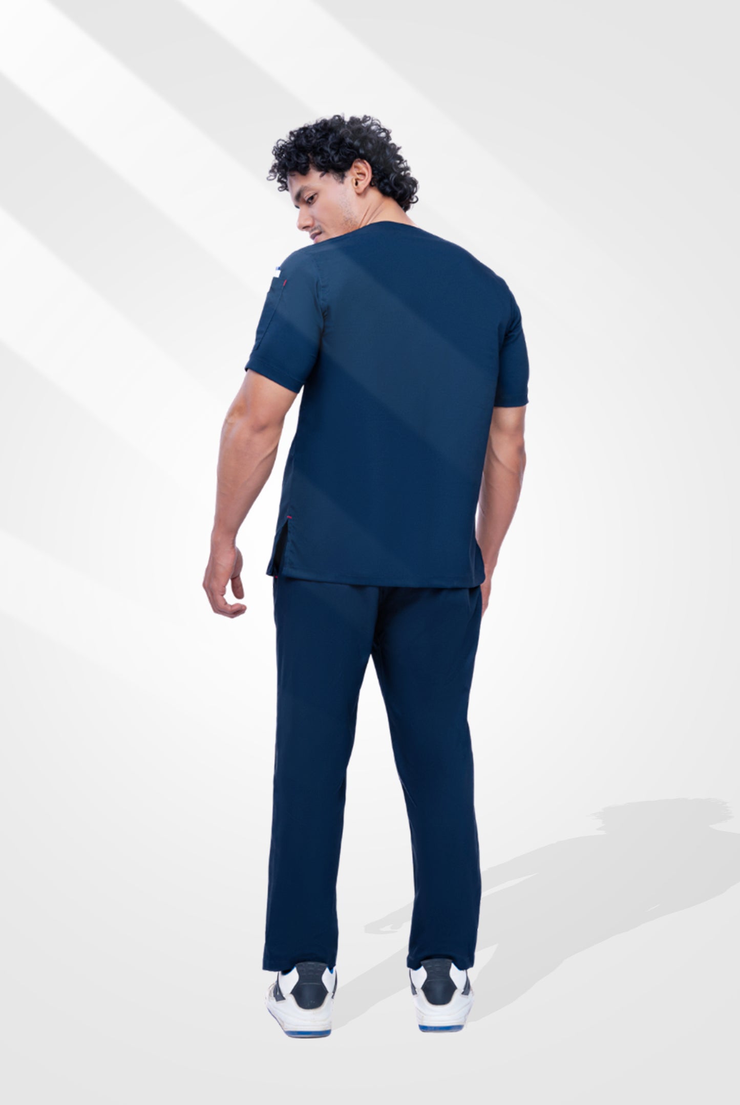Flexi Care Edge Line™ Dark Navy Scrub Suit for Unisex by GTEX Apparels 5