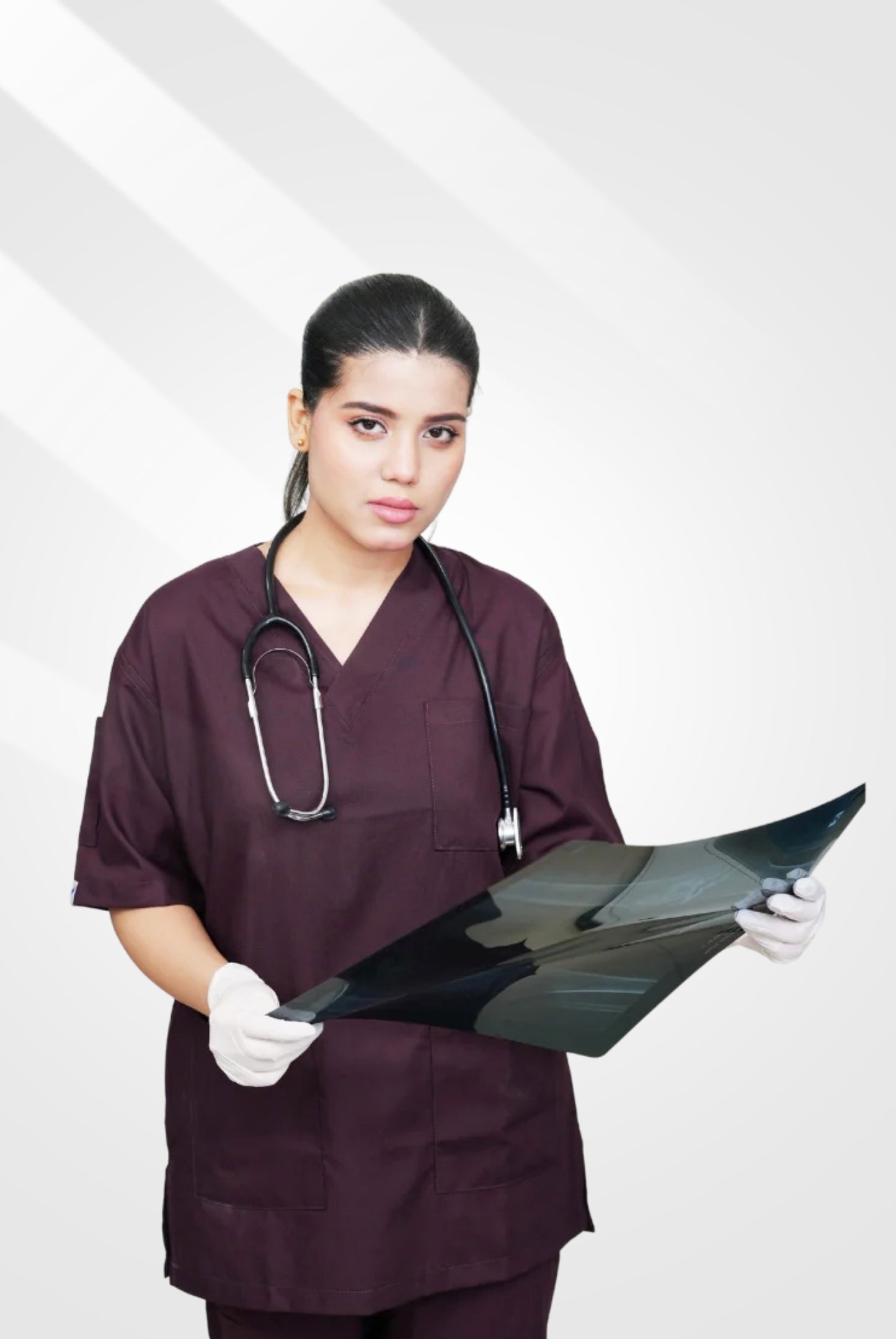 Classic™ Wine Scrub Suit for Women by GTEX Apparels Pakistan