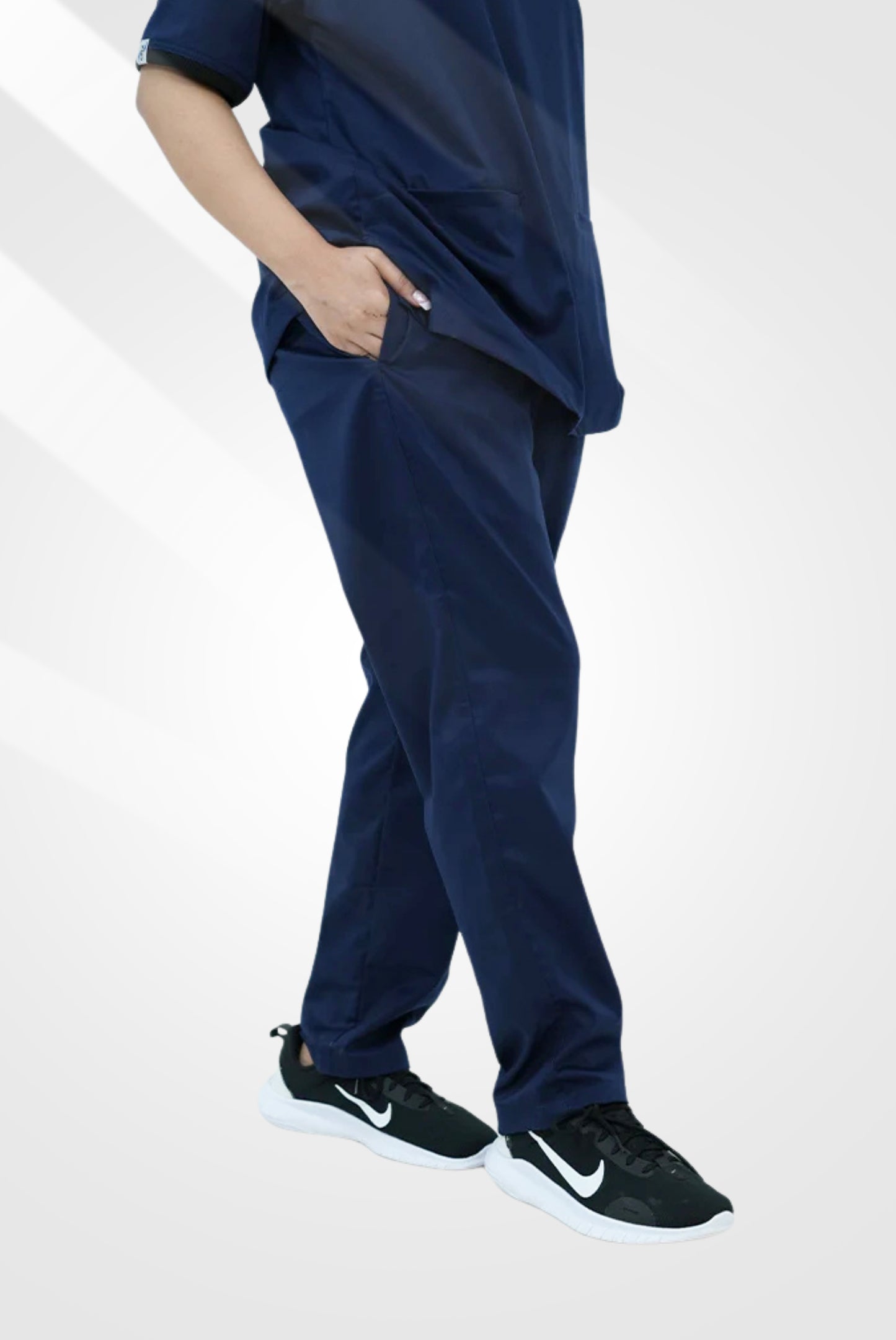 Elite Notch™ Ink Navy Scrub Suit for Women by GTEX Apparels Pakistan