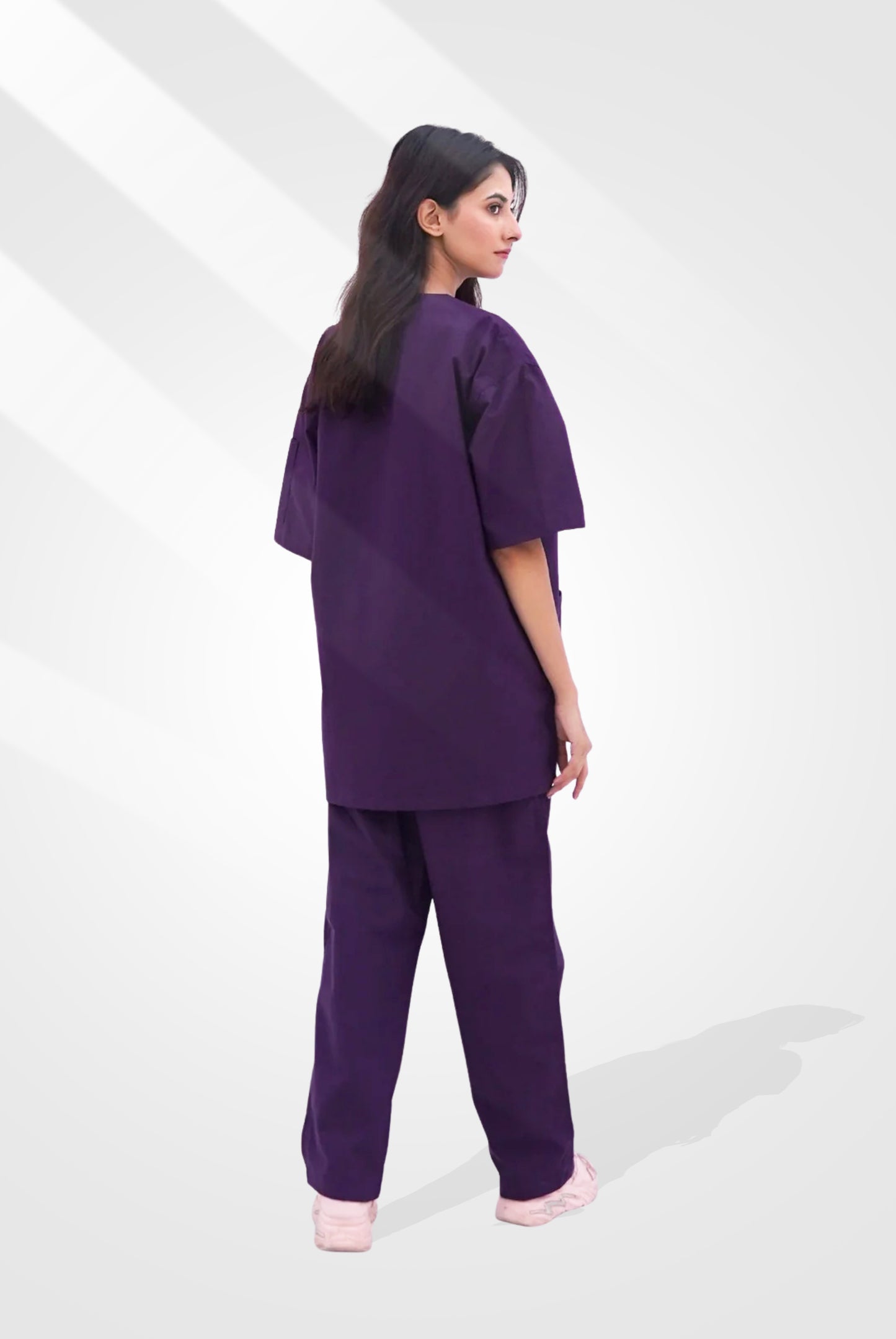 Buy Purple Scrub For Unisex by GTEX Apparels Pakistan 5