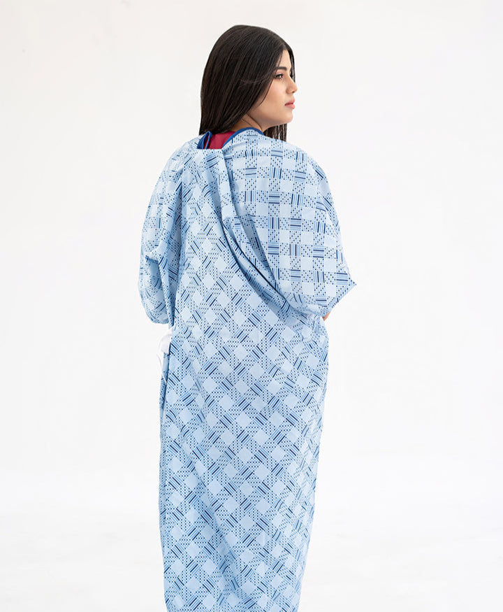 Comfort Care Printed Patient Gown at GTEX Apparels