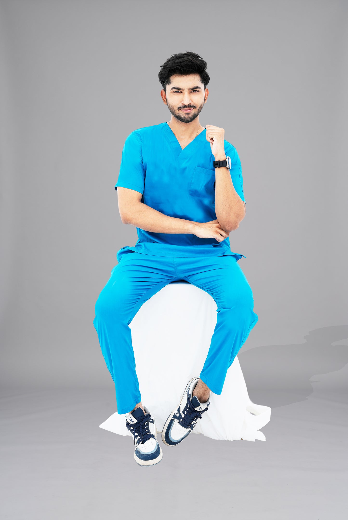 Caribbean Blue Classic Scrub for Men