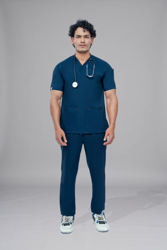 Flexi Care Edge Line™ Dark Navy Scrub for Unisex