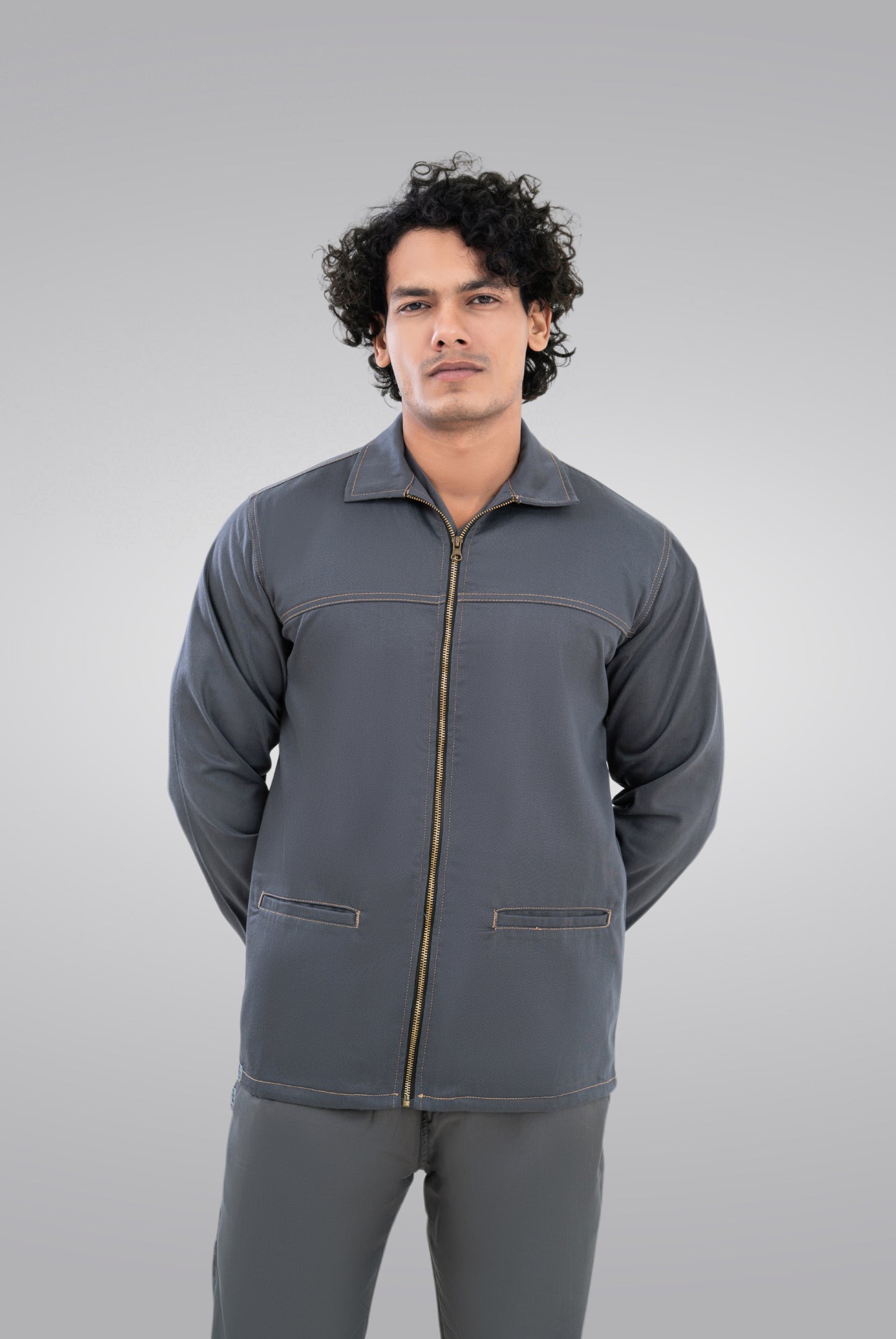 Ash Grey Upper Jacket