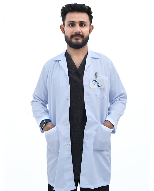 Wrinkle free lab coat