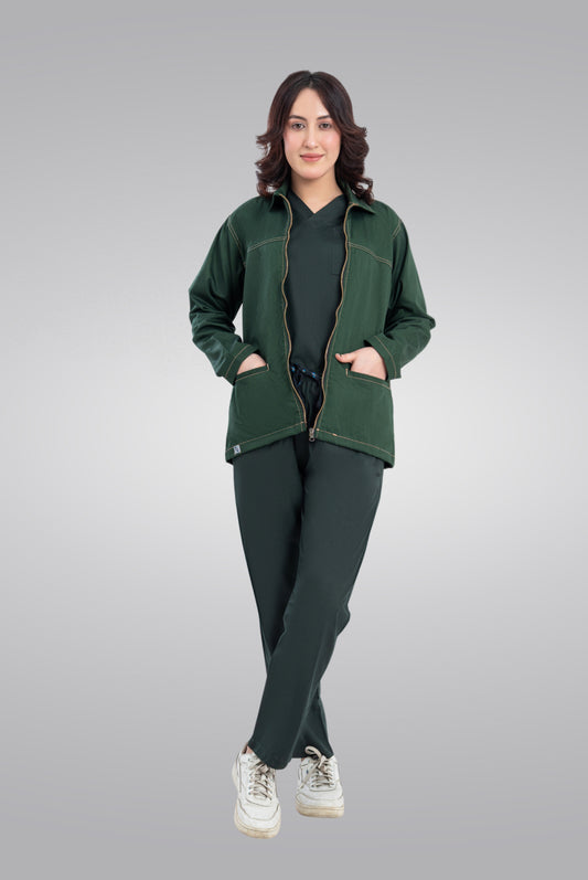 Bottle Green Upper Jacket