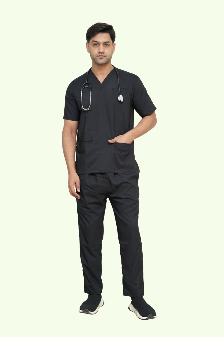 Elite Notch™ Pro Royal Blue Scrub Suit