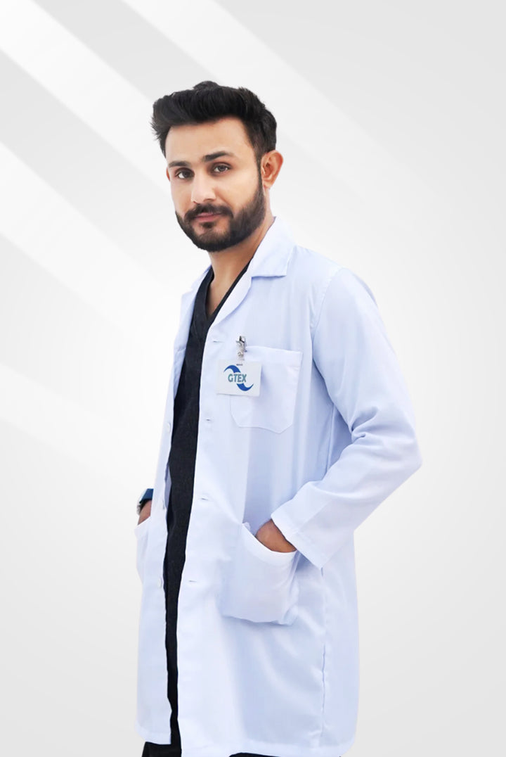 White Lab Coat For Unisex at GTEX Apparels