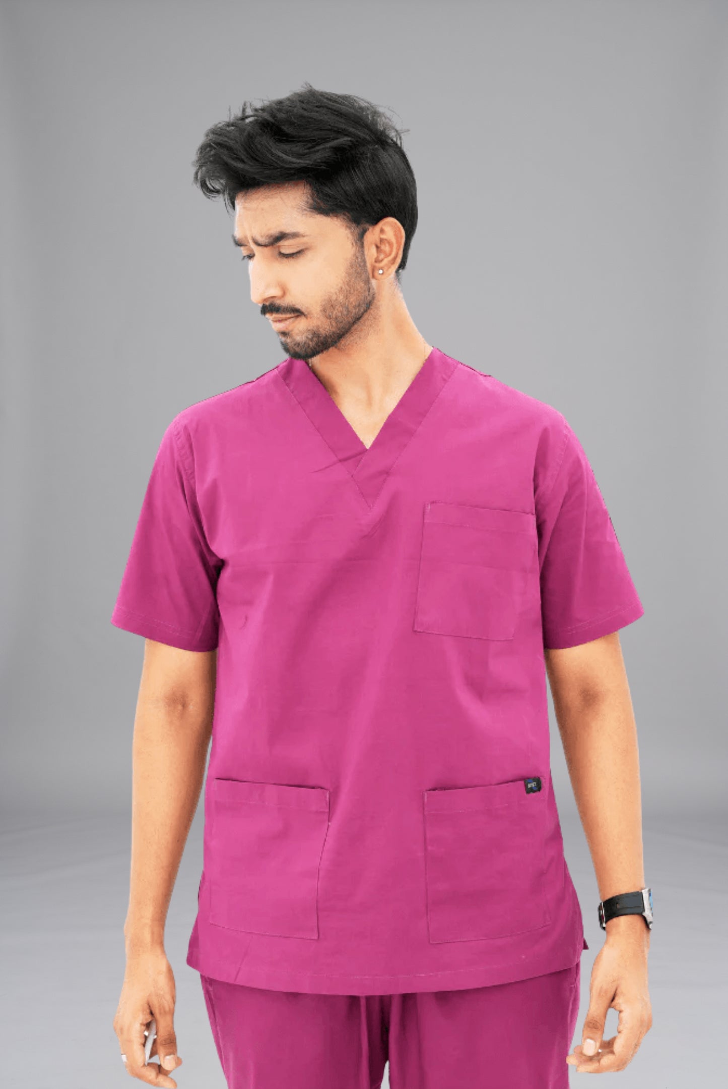 Mulberry Maroon Scrub for men
