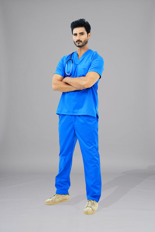 Premium Notch™ Pro Royal Blue Scrub