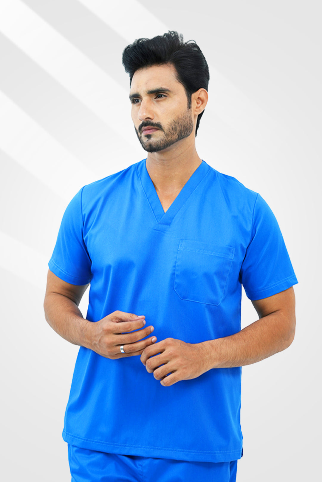Premium Notch™ Pro Royal Blue Scrub Suit