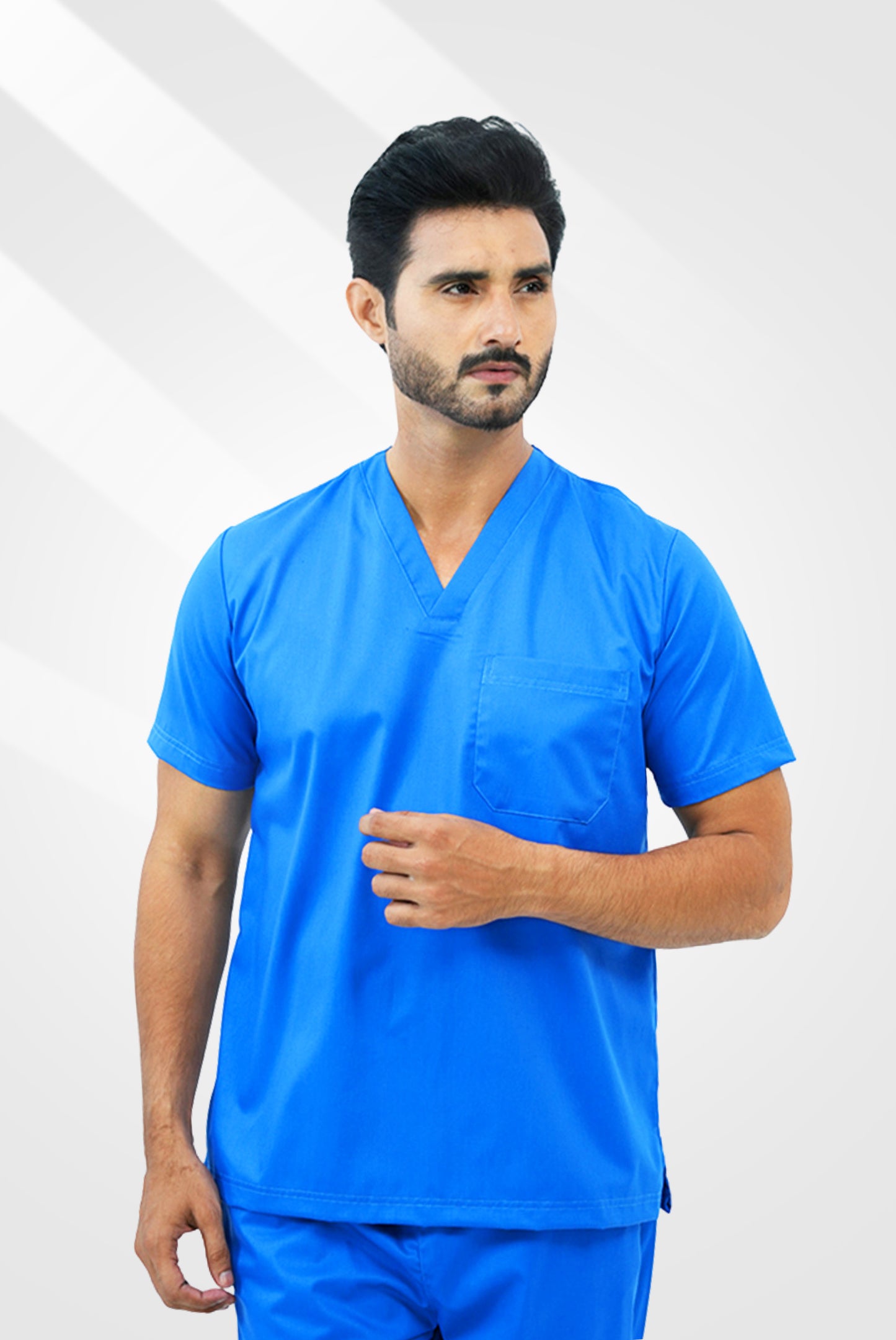 Premium Notch™ Pro Royal Blue Scrub Suit