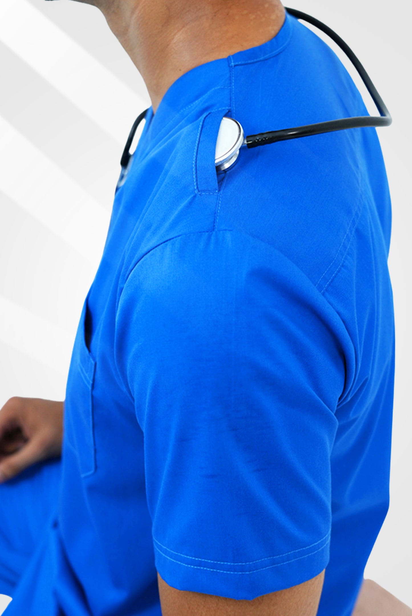 Premium Notch™ Pro Royal Blue Scrub Suit