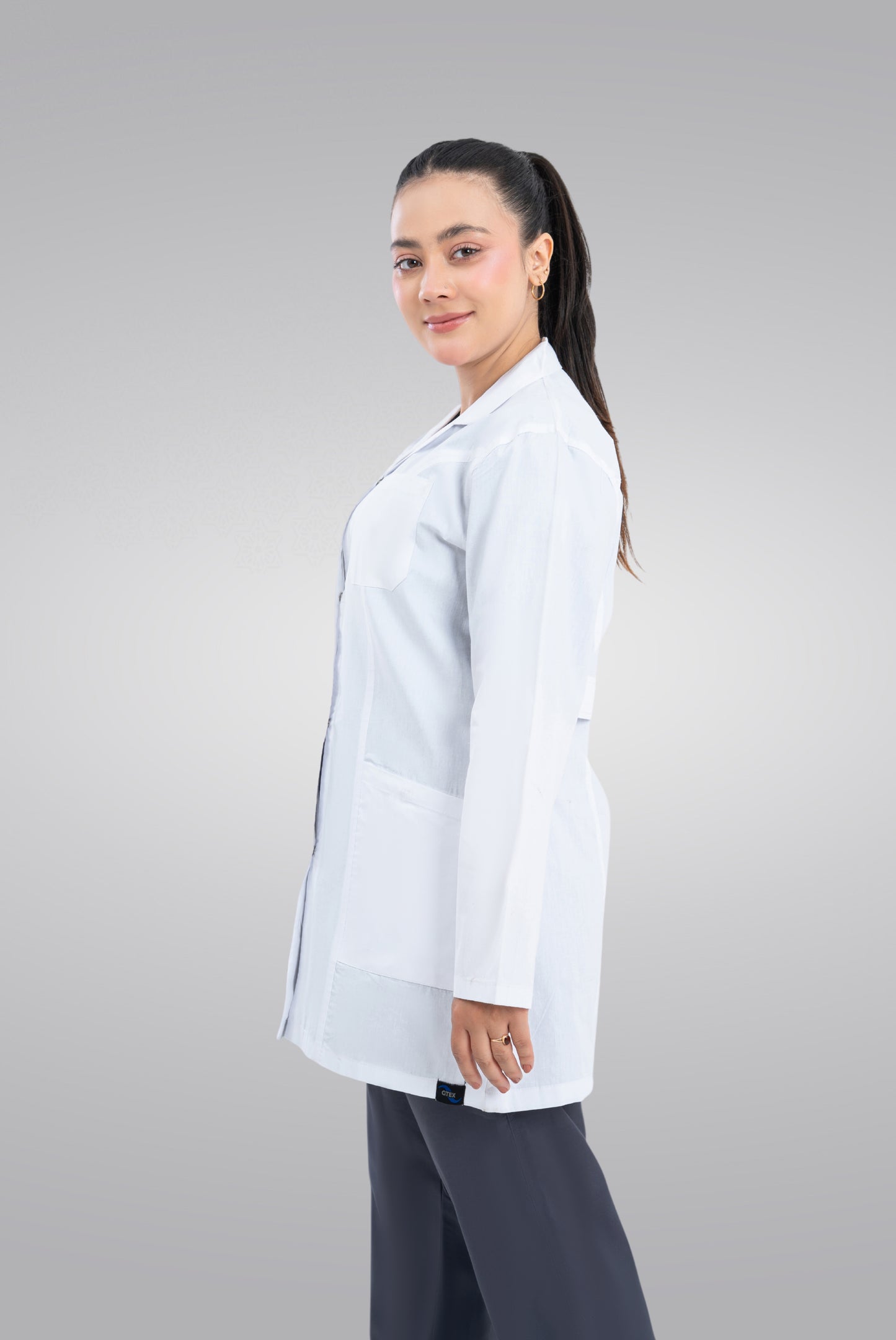 Elite Short Length Womens Lab coat