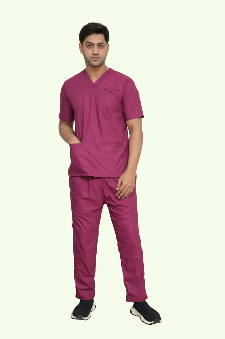 Elite Notch™ Pro Royal Blue Scrub Suit