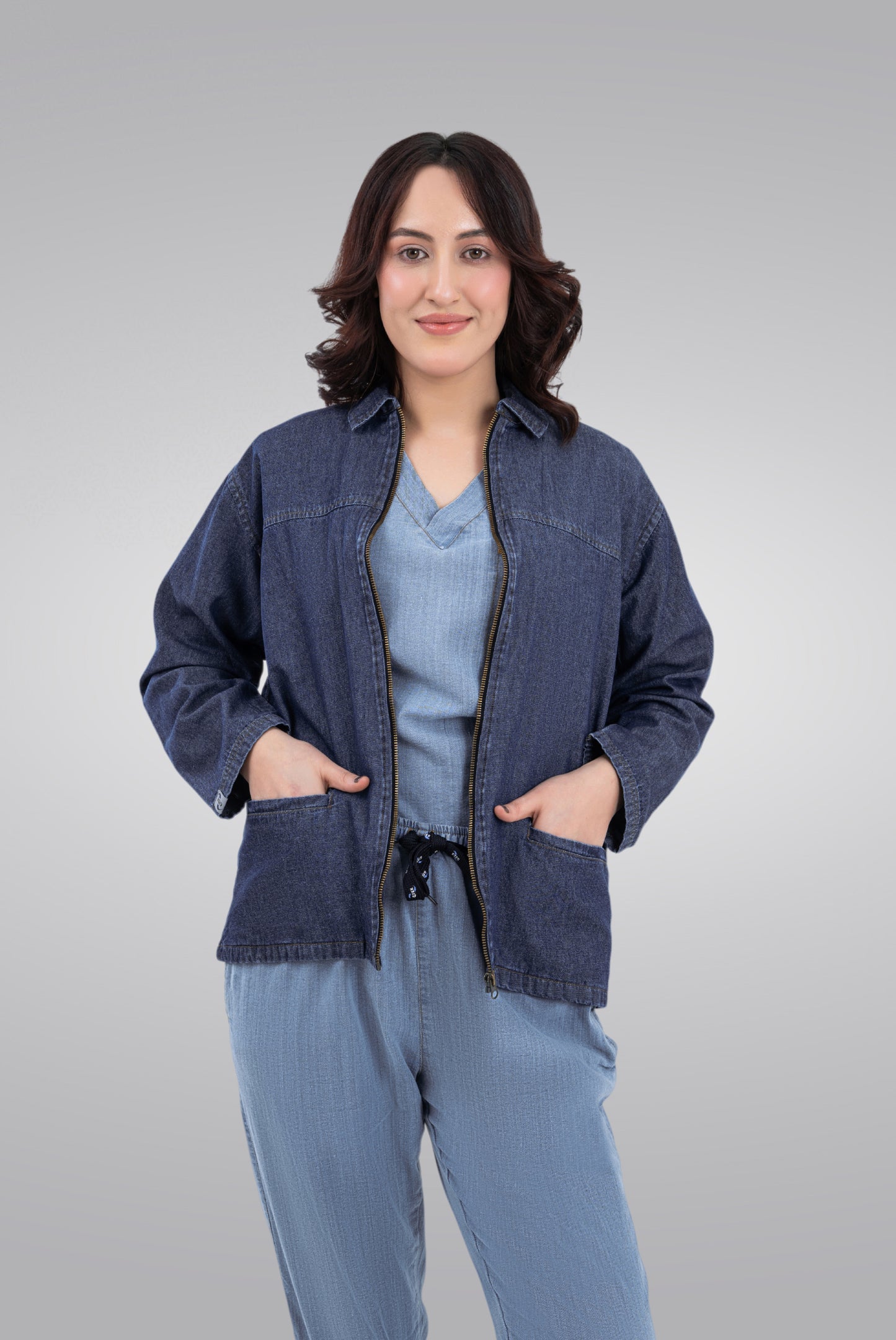 Classic deep Blue Upper Jacket