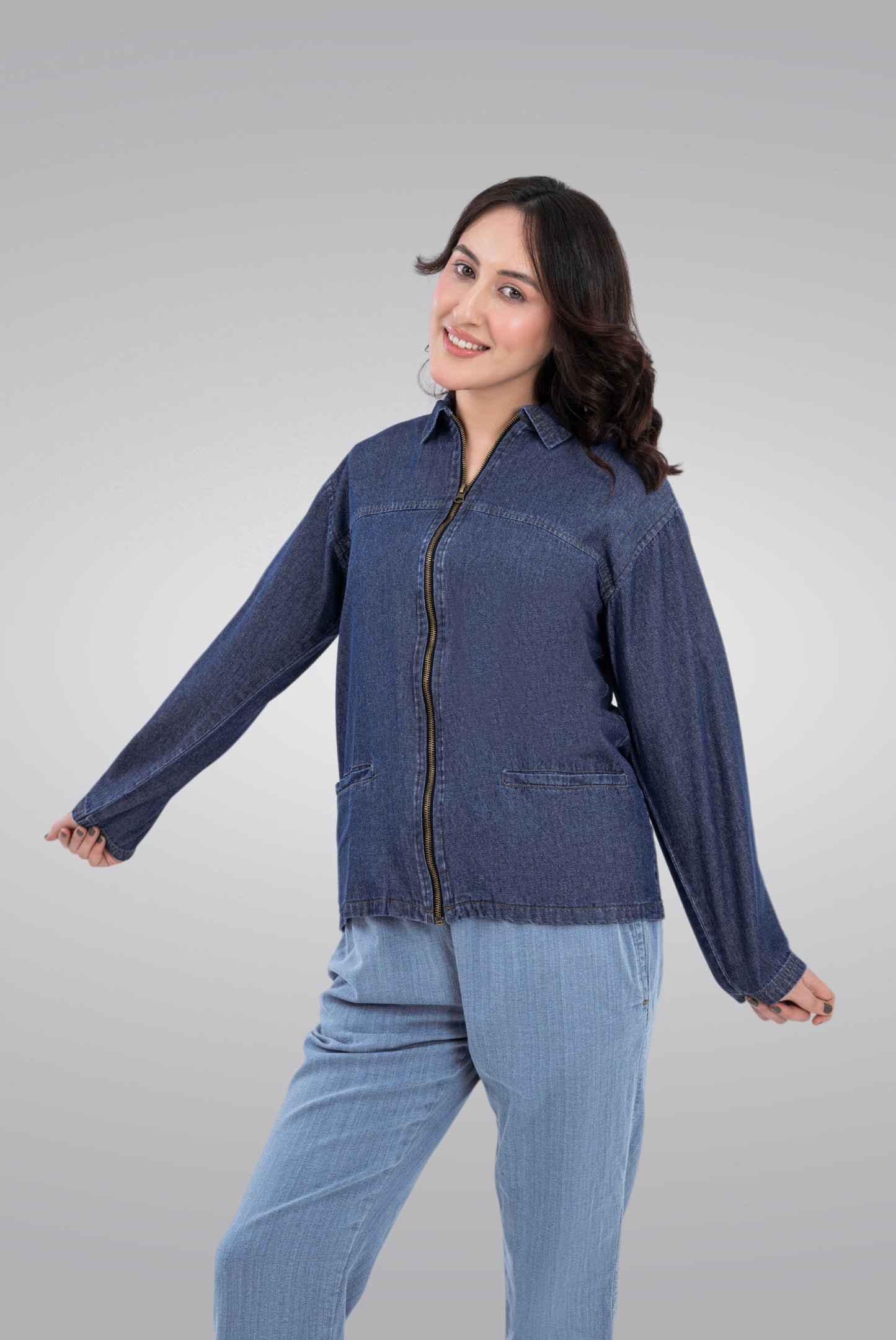 Classic deep Blue Upper Jacket