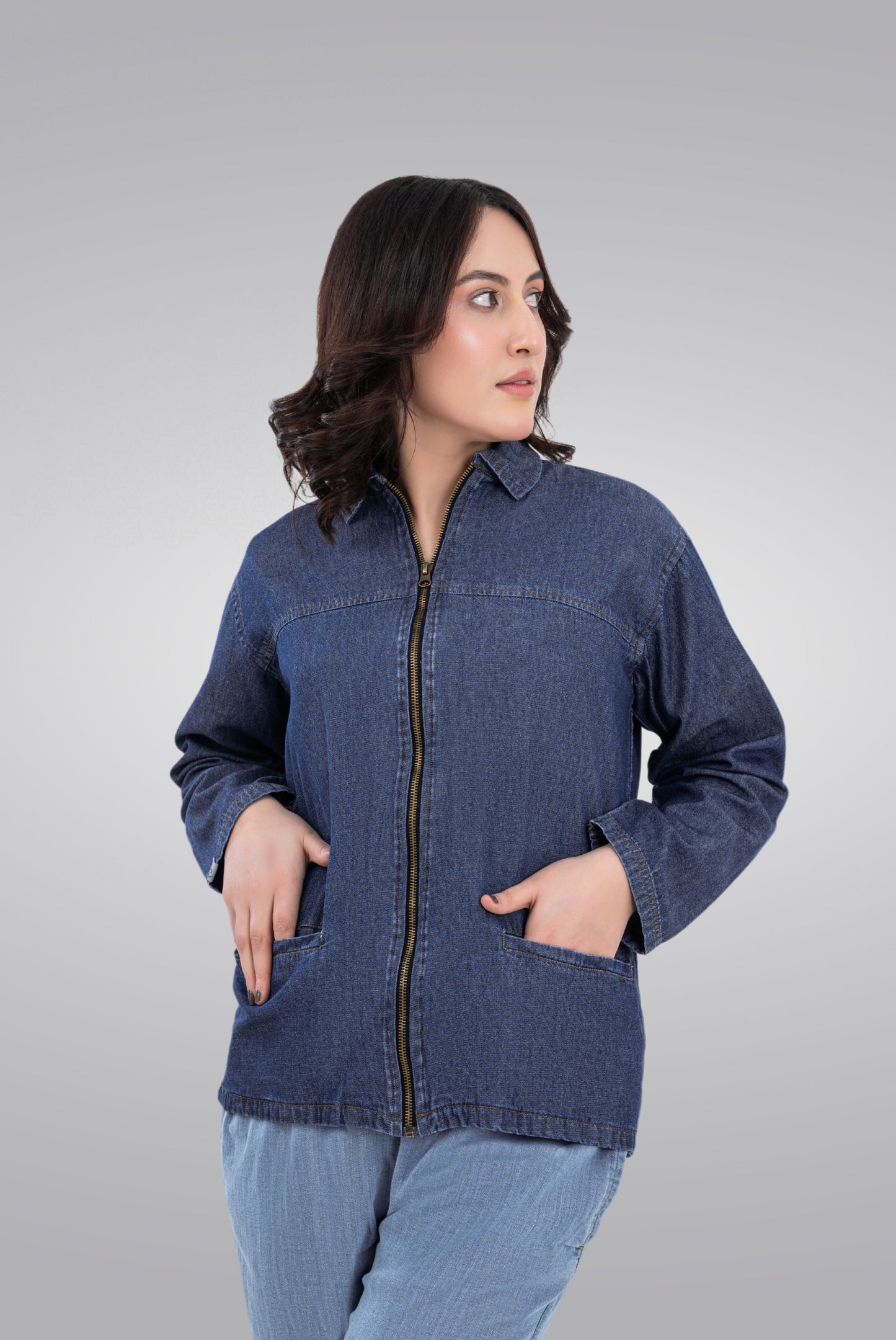 Classic deep Blue Upper Jacket