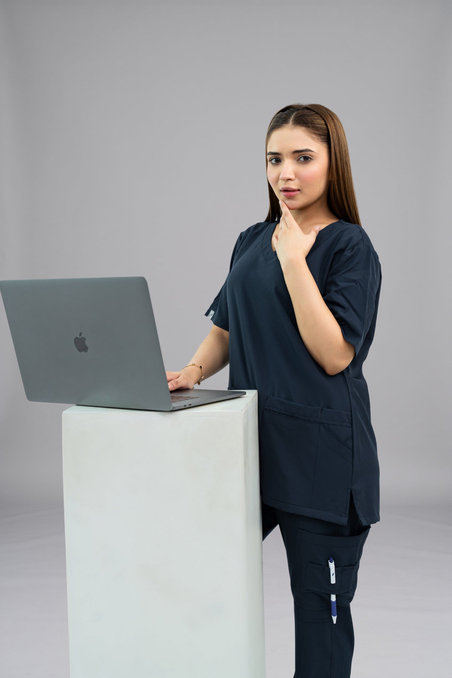 Navy Blue Classic Curve (Micro Stretch Edition)