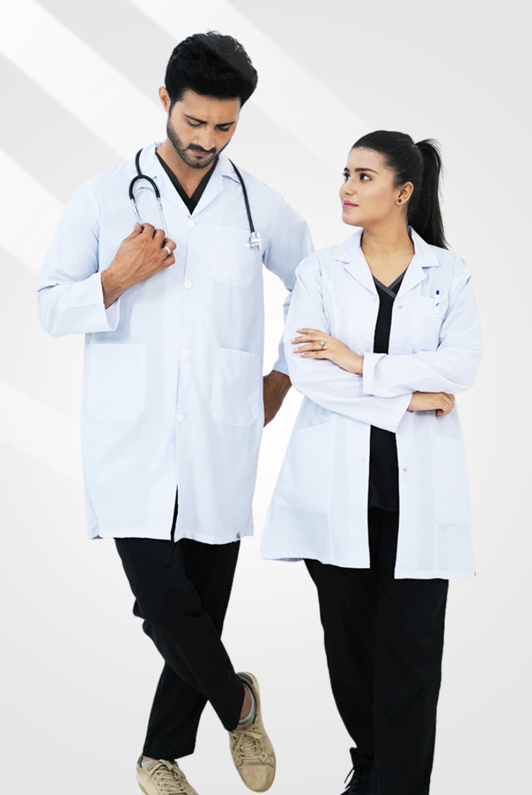 White Lab Coat For Unisex at GTEX Apparels