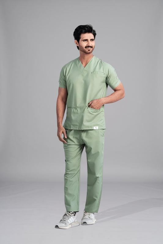 Edge Line™ Mint Green Scrub for Men