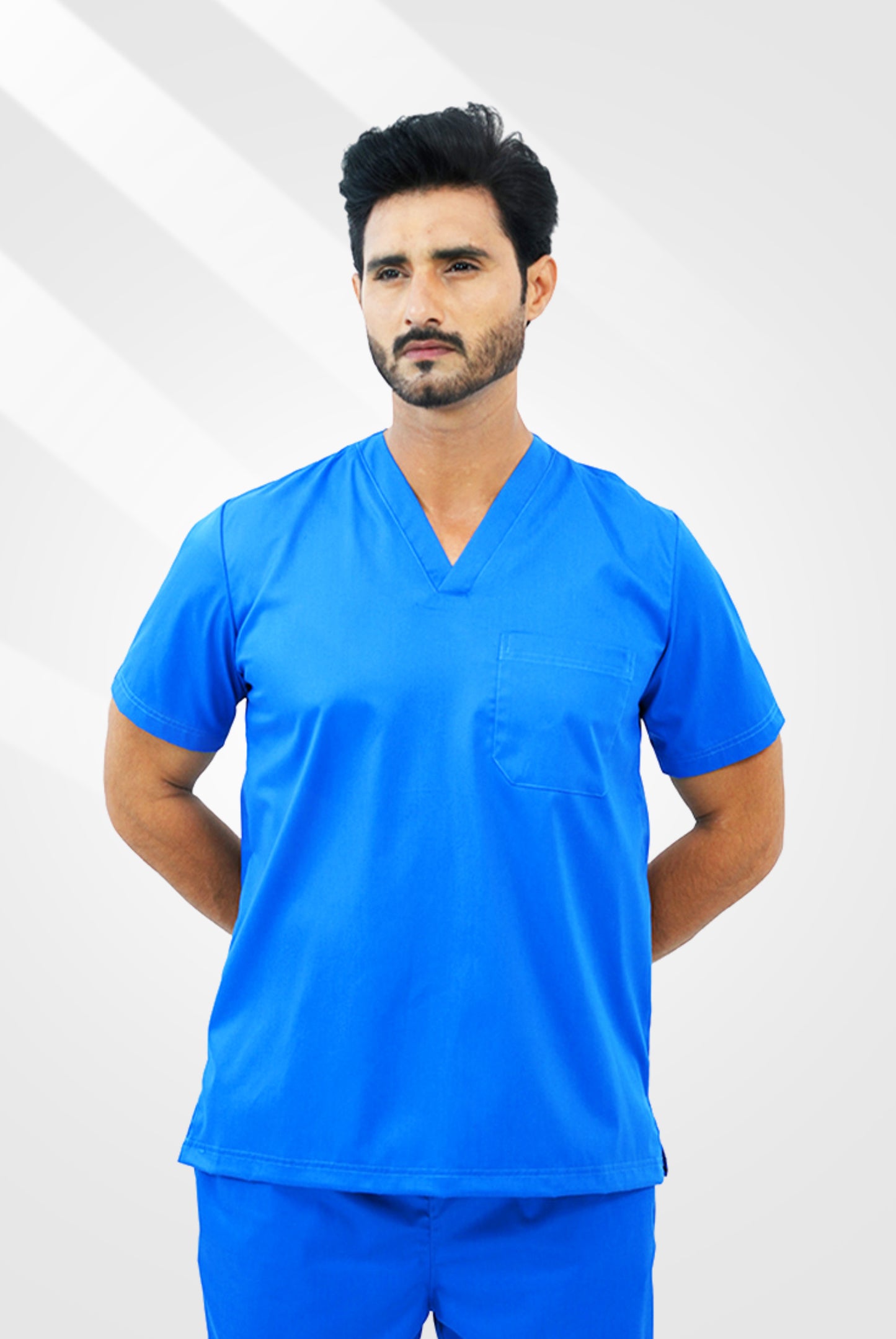 Premium Notch™ Pro Royal Blue Scrub Suit