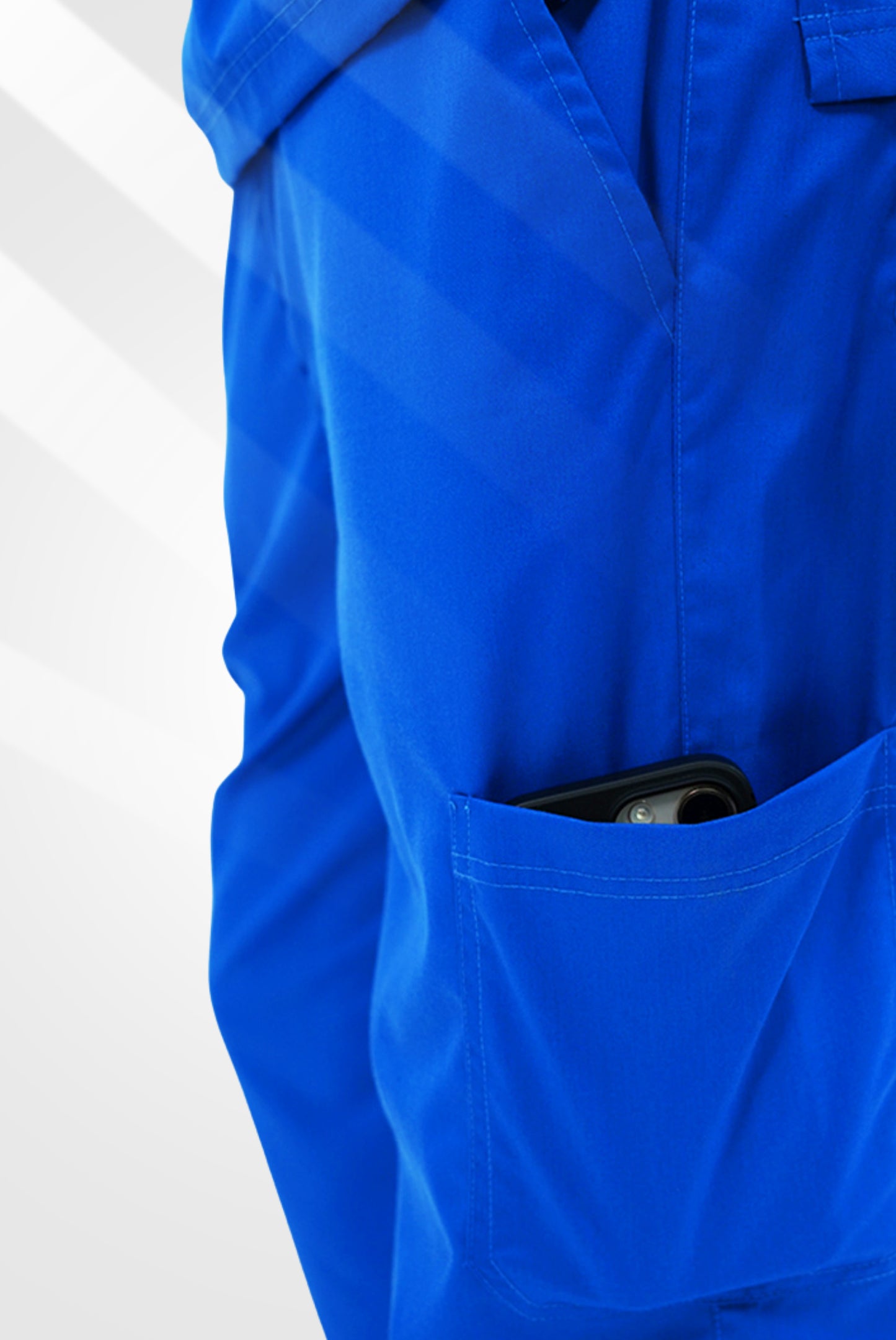 Premium Notch™ Pro Royal Blue Scrub Suit