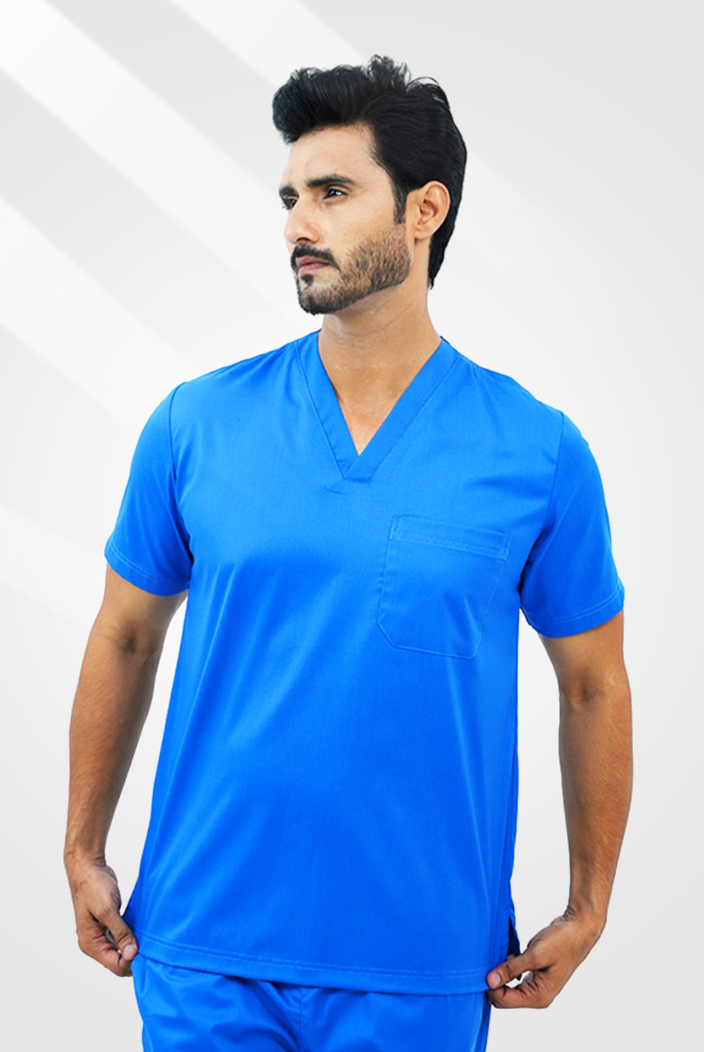 Premium Notch™ Pro Royal Blue Scrub Suit