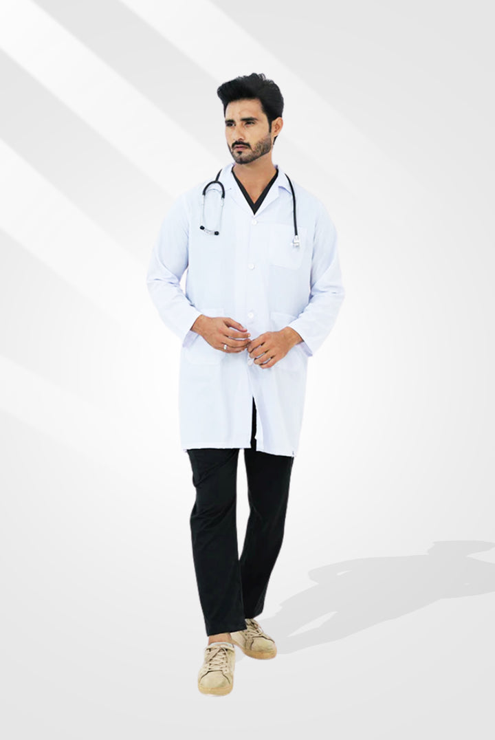 White Lab Coat For Unisex at GTEX Apparels