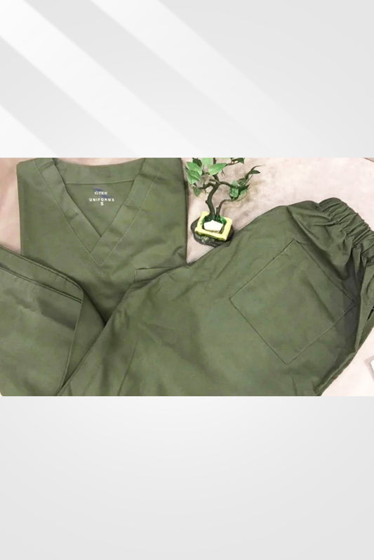 Light Olive Scrub Suit at GTEX Apparels