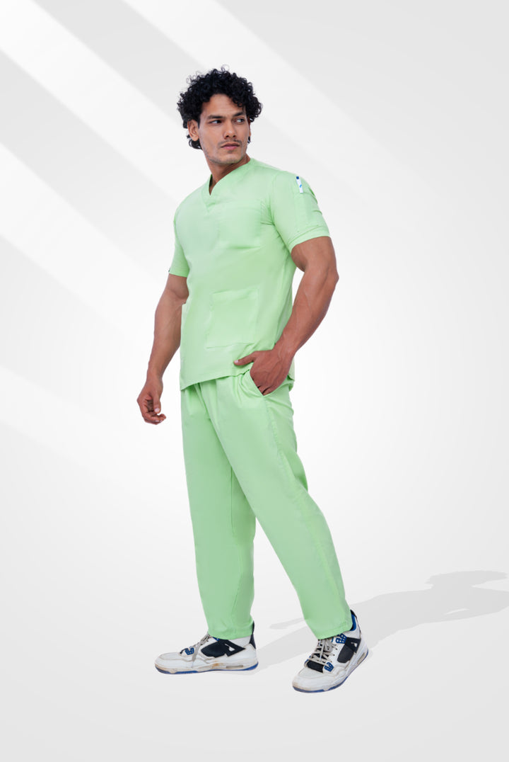 Light Pastel Green classic Scrub Suit