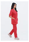 Orange Unisex Scrub Suit