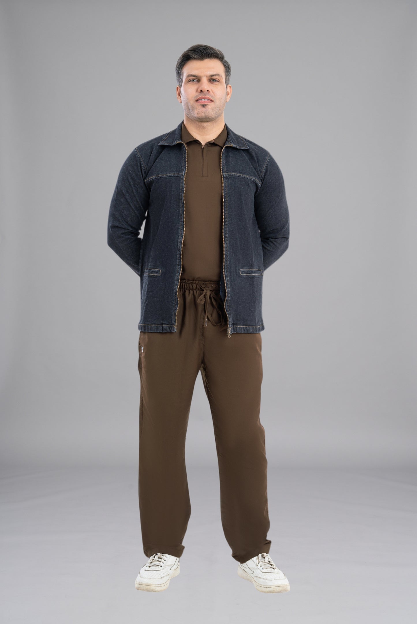 Buy Black Denim Limited Edition Upper Jacket Premium Quality Fashion Wear by GTEX Apparels Pakistan | Trendy Denim Outerwear for Stylish Casual and Professional Looks 1