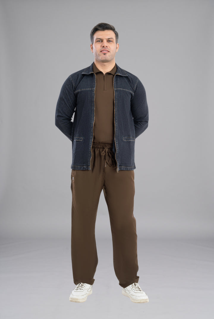 Buy Black Denim Limited Edition Upper Jacket Premium Quality Fashion Wear by GTEX Apparels Pakistan | Trendy Denim Outerwear for Stylish Casual and Professional Looks 1