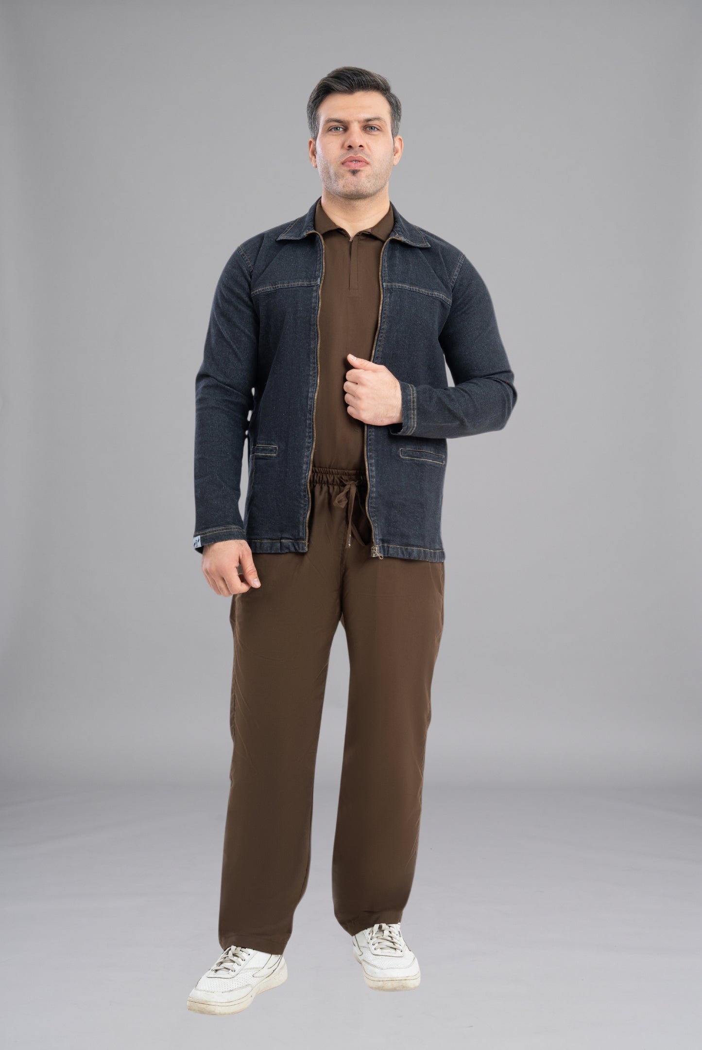 Buy Black Denim Limited Edition Upper Jacket Premium Quality Fashion Wear by GTEX Apparels Pakistan | Trendy Denim Outerwear for Stylish Casual and Professional Looks 2