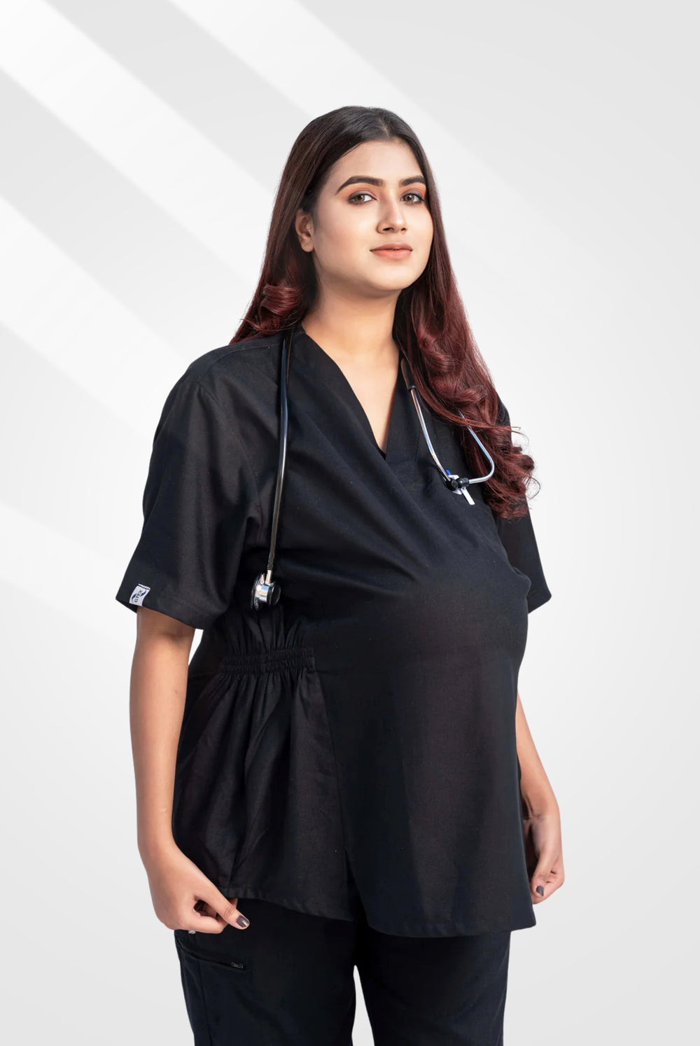 Black Maternity Scrub Suit By GTEX Apparels Pakistan