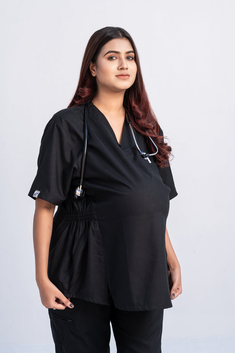 Black Maternity Scrub Suit By GTEX Apparels Pakistan