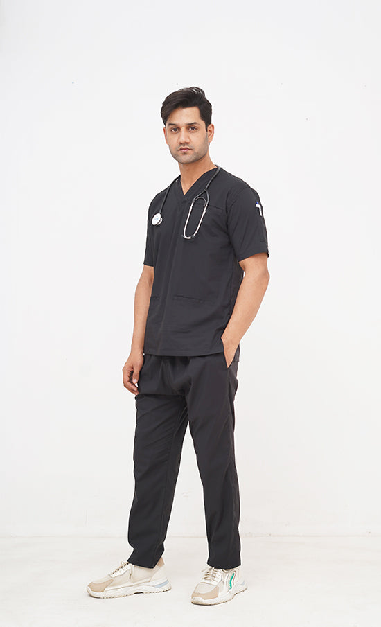 Black Scrub Suit for Mens in Pakistan | Gtex