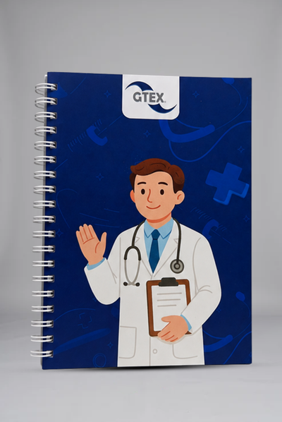 GTEX MEDNOTE – Medical Spiral Notebook for Doctors & Nurses