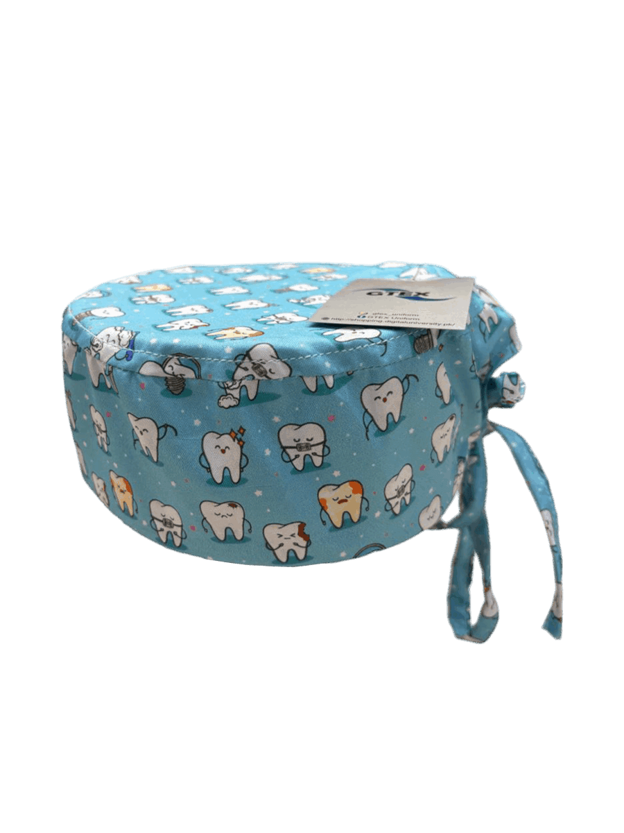 Buy Smiling Teeth-Themed Surgical Cap in Pakistan - GTEX Apparels