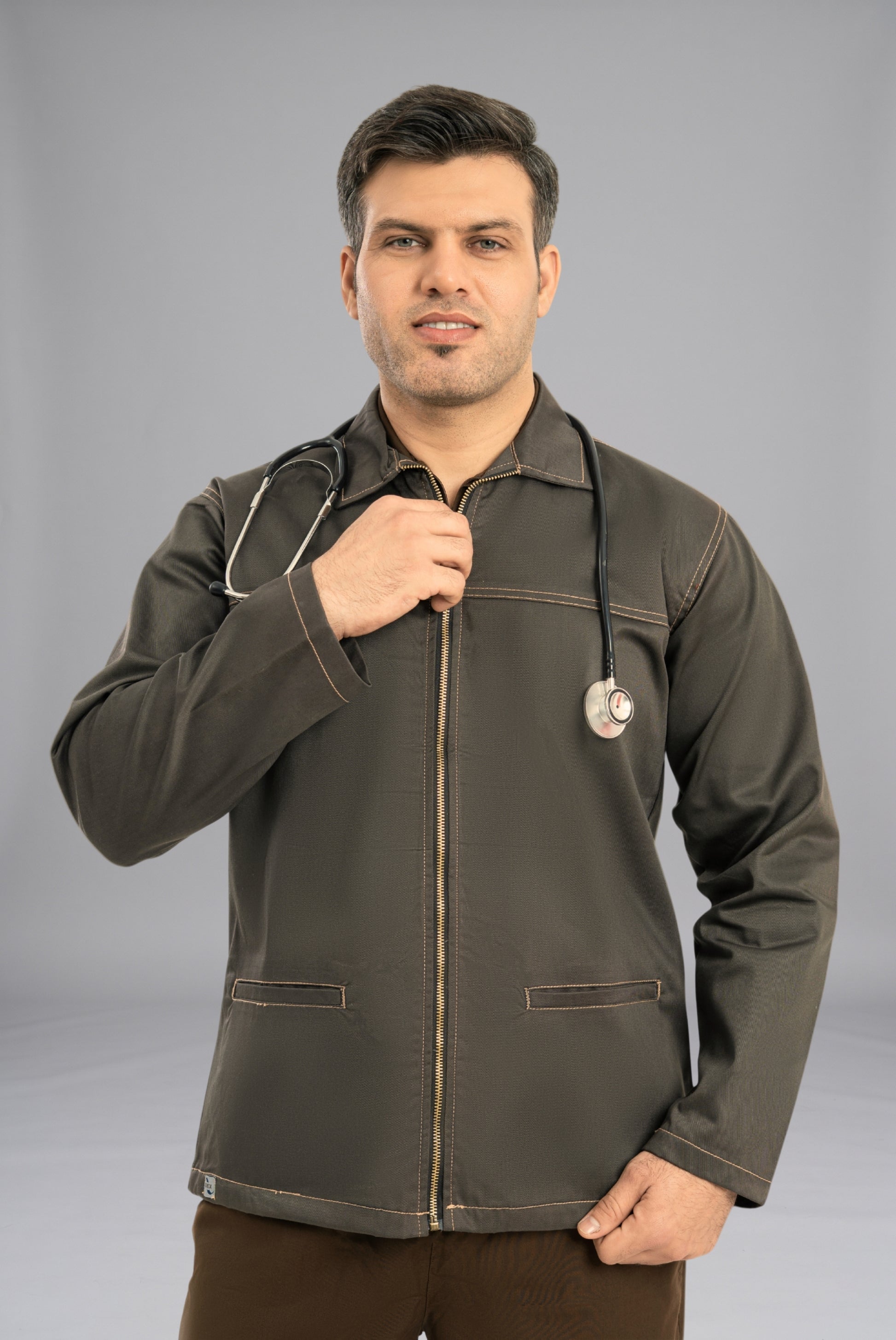 Buy Brownie Limited Edition Upper Jacket in Pakistan by GTEX Apparels Premium Fashion Outerwear with Modern Design and Comfortable Fit 2