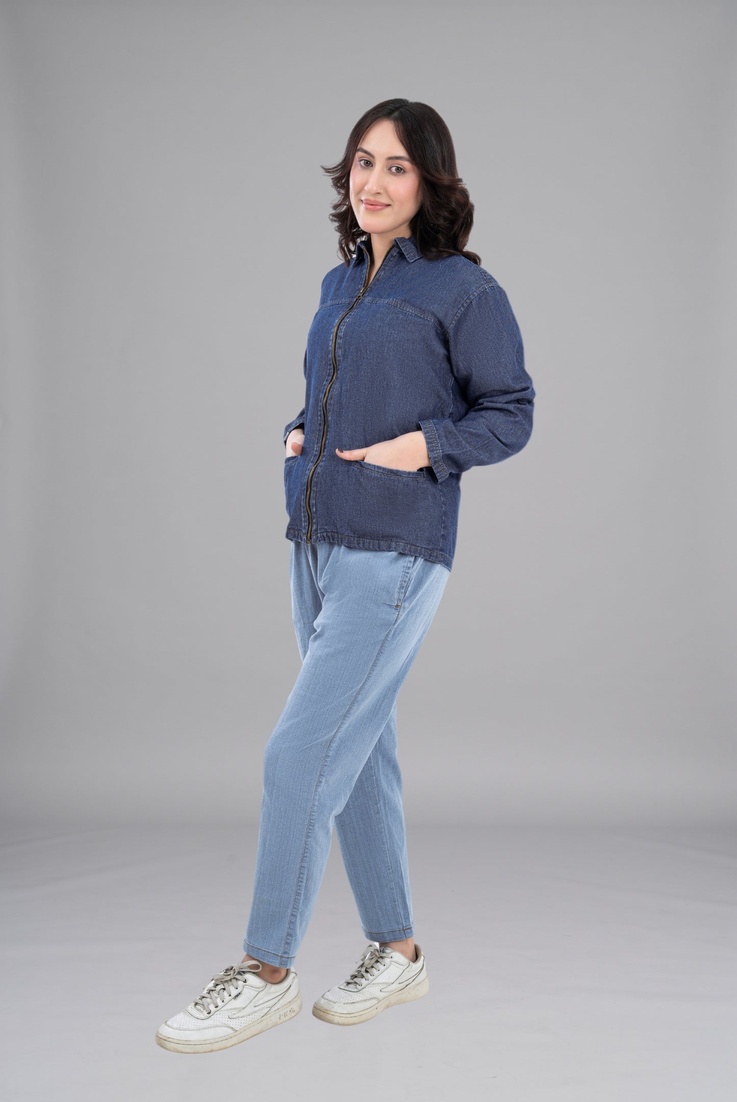 Buy Classic Deep Blue Limited Edition Upper Jacket in Pakistan Premium Fashion Wear by GTEX Apparels Pakistan