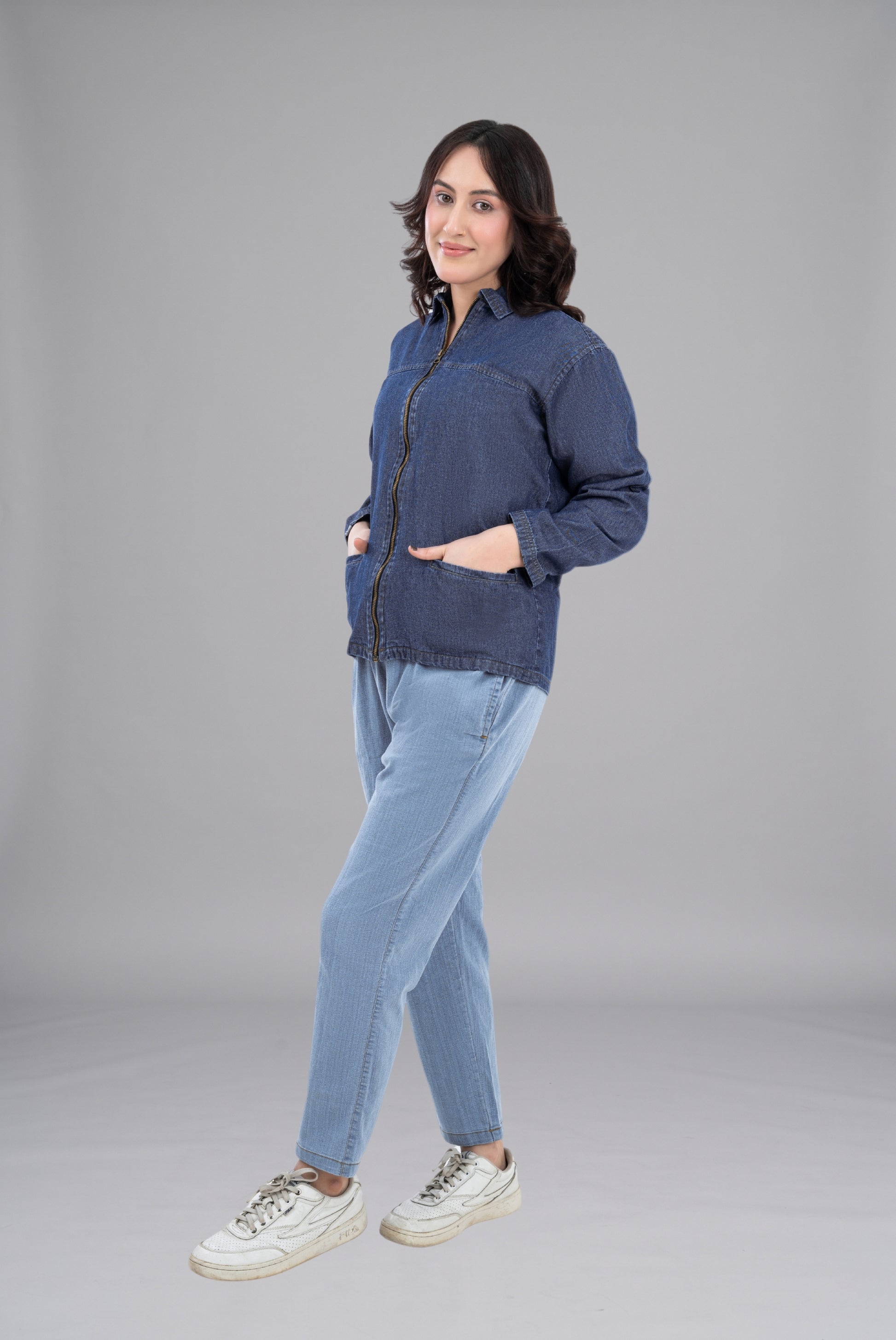 Buy Classic Deep Blue Limited Edition Upper Jacket in Pakistan Premium Fashion Wear by GTEX Apparels Pakistan