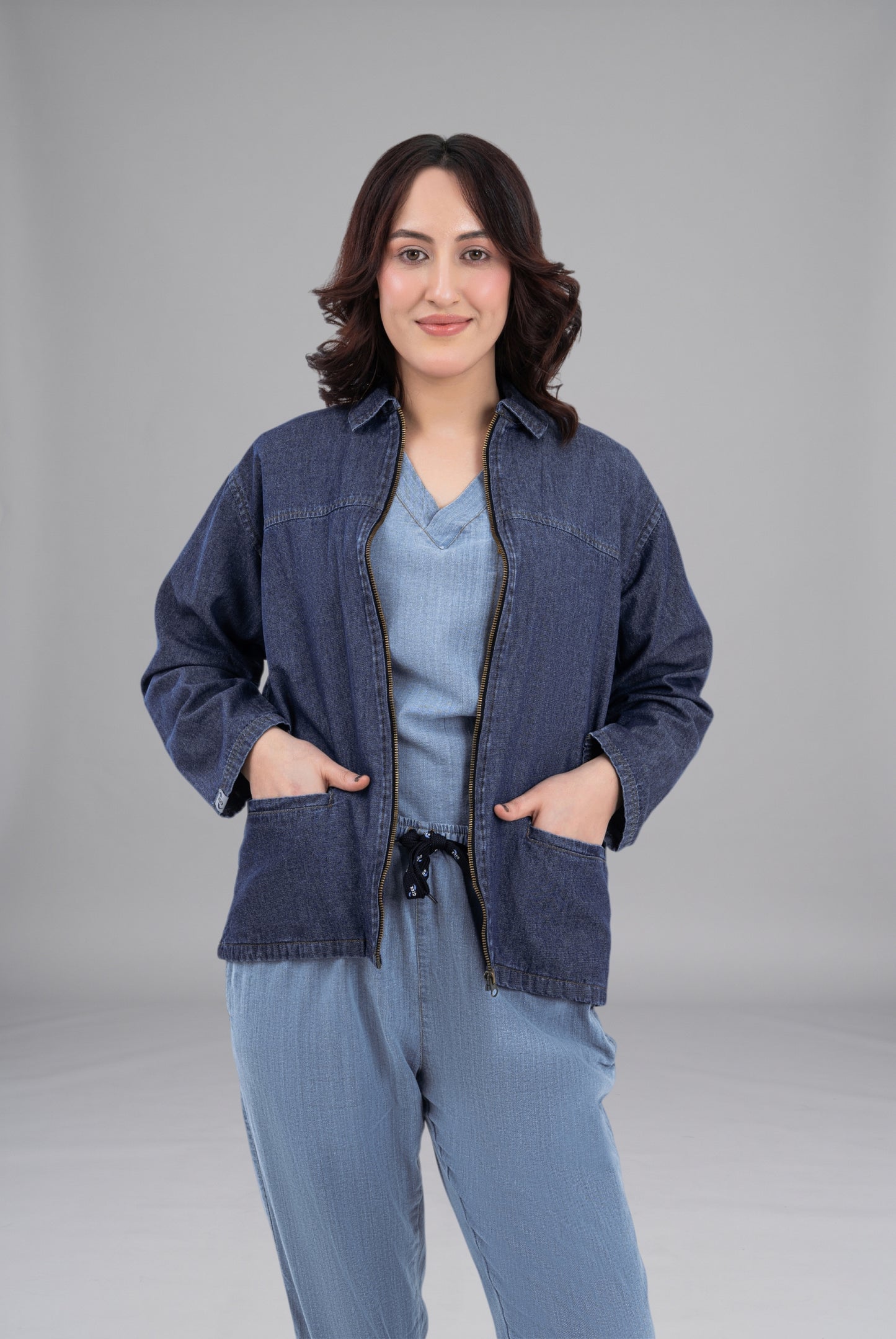 Buy Classic Deep Blue Limited Edition Upper Jacket in Pakistan Premium Fashion Wear by GTEX Apparels Pakistan