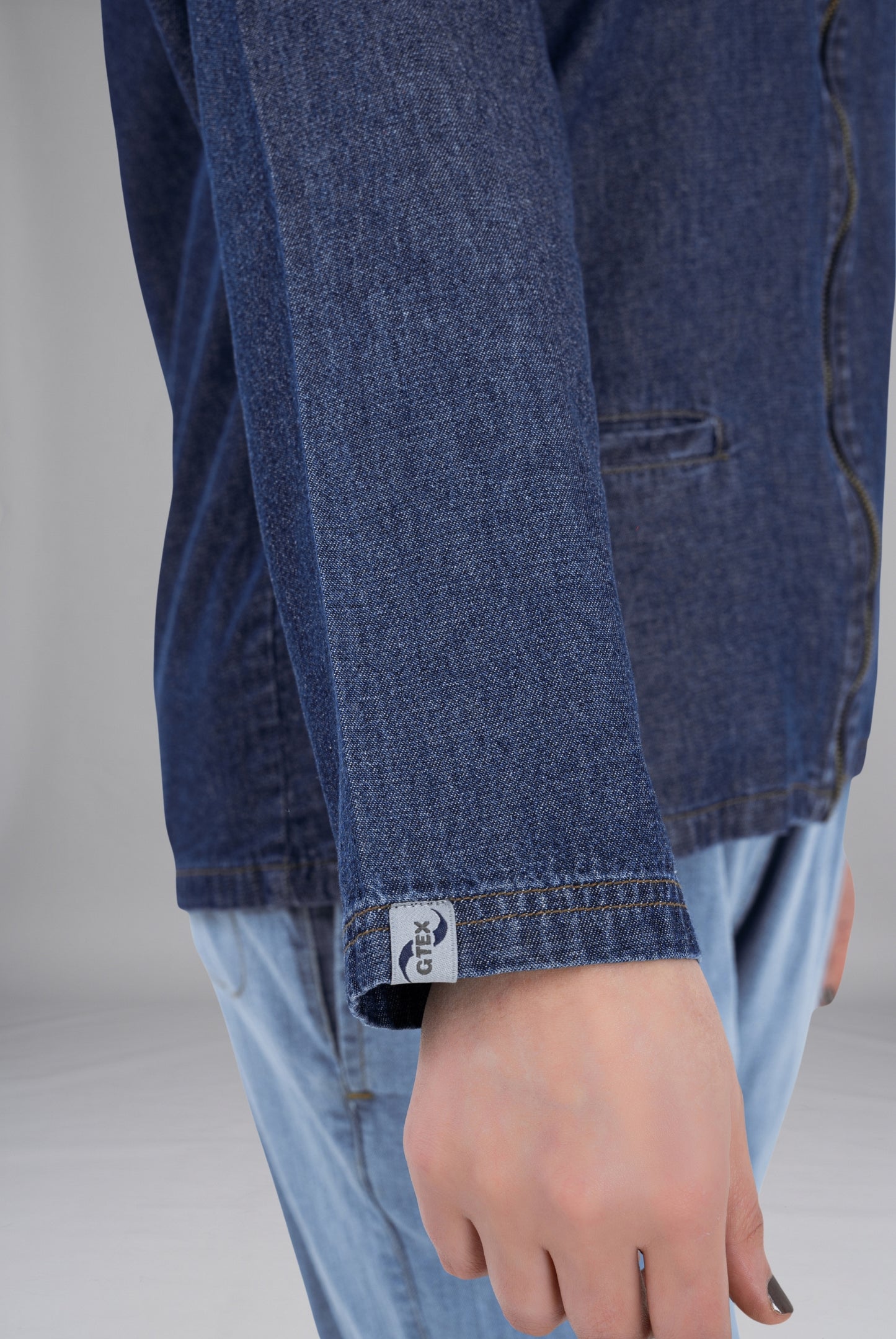 Buy Classic Deep Blue Limited Edition Upper Jacket in Pakistan Premium Fashion Wear by GTEX Apparels Pakistan 5