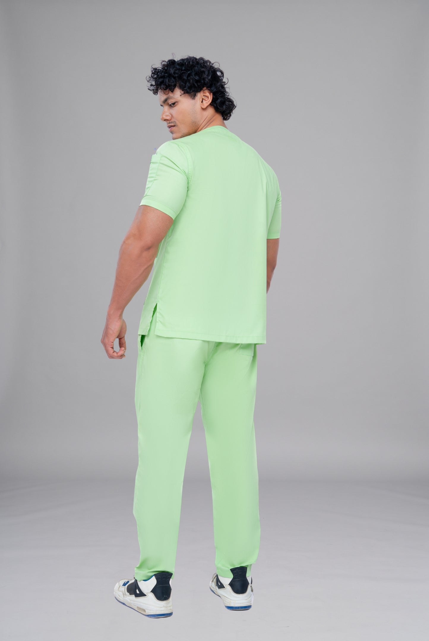 Light Pastel Green Classic Scrub for Unisex Premium Medical Uniform for Doctors Nurses Dentists and Healthcare Professionals in Pakistan 3