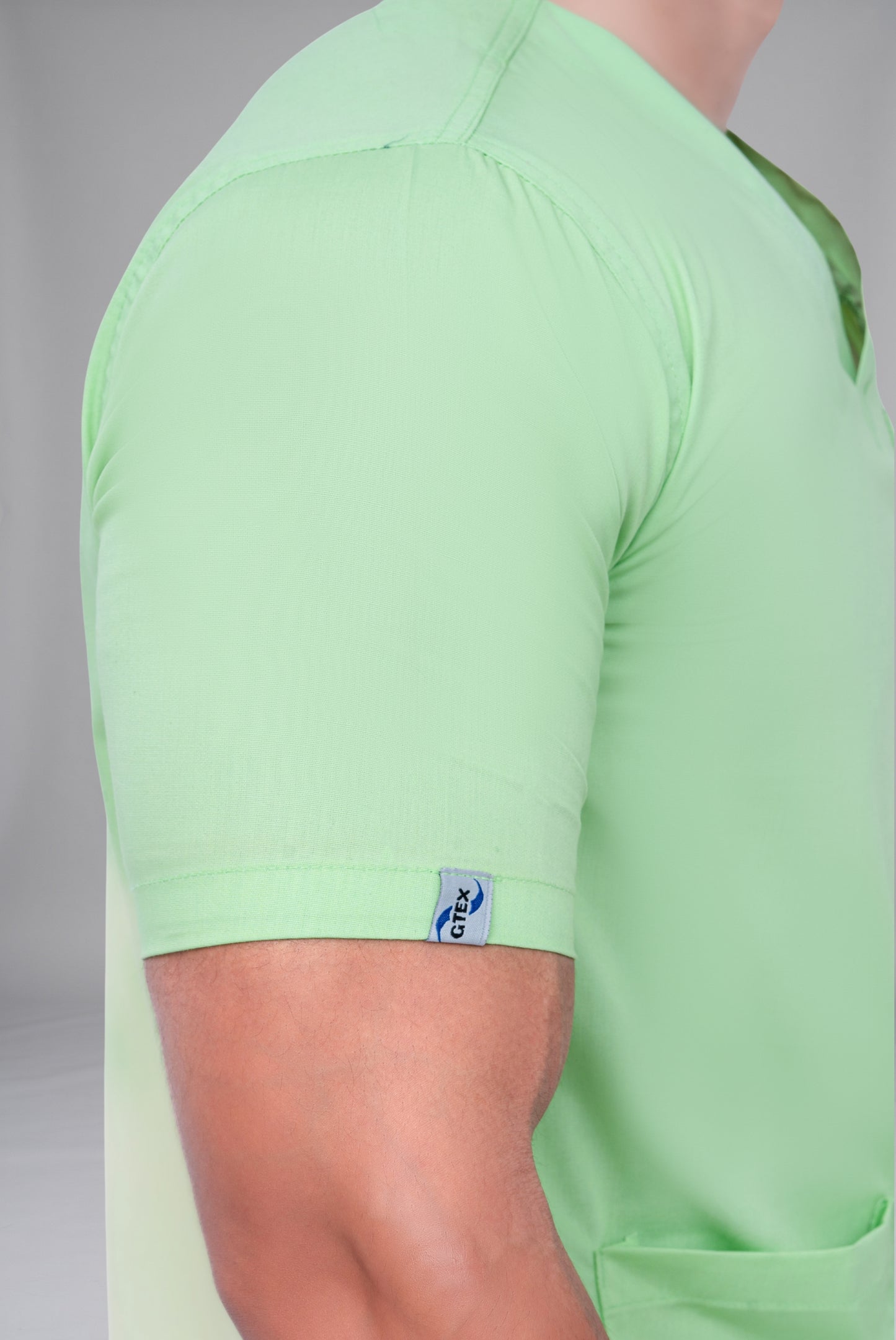 Light Pastel Green Classic Scrub for Unisex Premium Medical Uniform for Doctors Nurses Dentists and Healthcare Professionals in Pakistan 4
