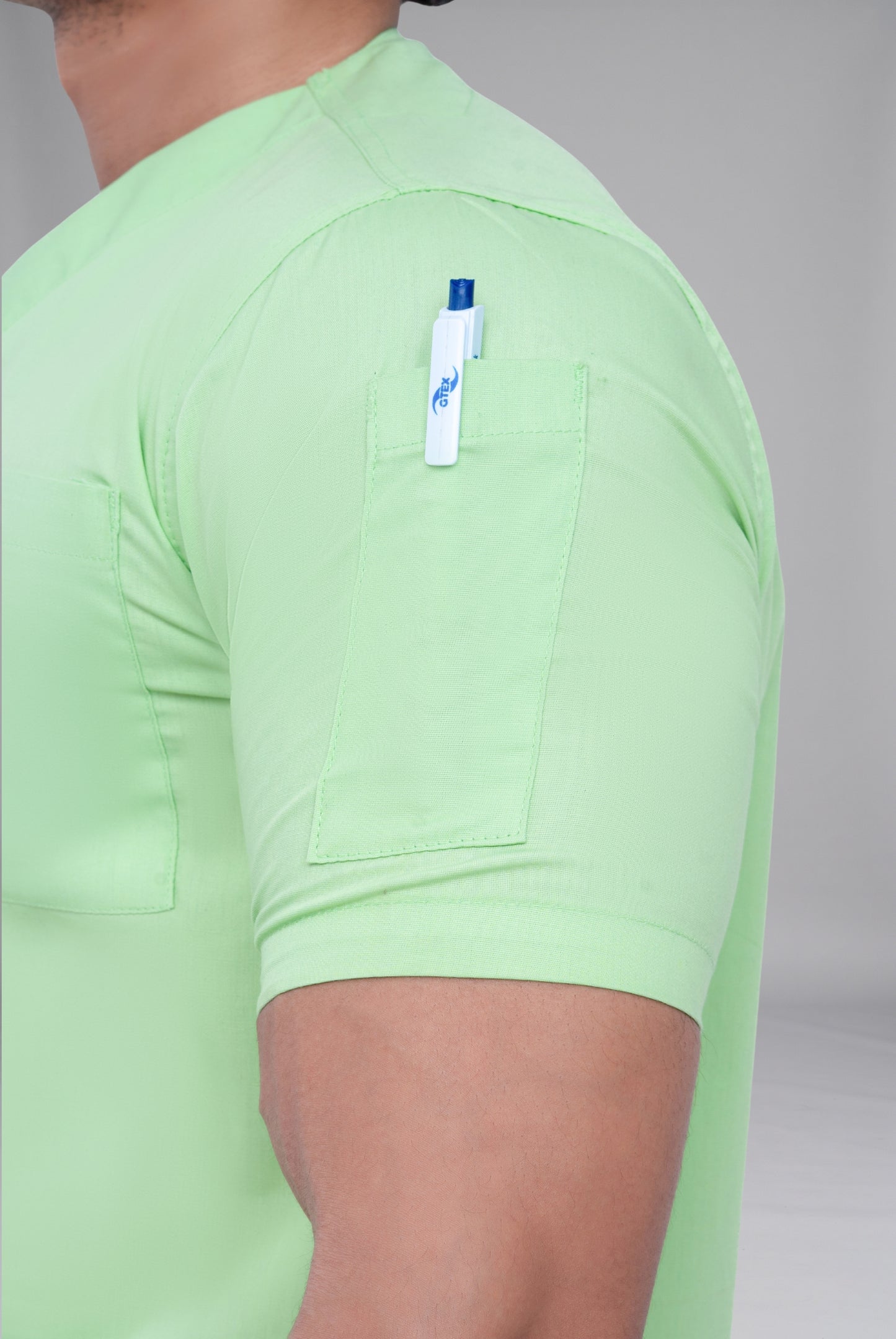 Light Pastel Green Classic Scrub for Unisex Premium Medical Uniform for Doctors Nurses Dentists and Healthcare Professionals in Pakistan 5