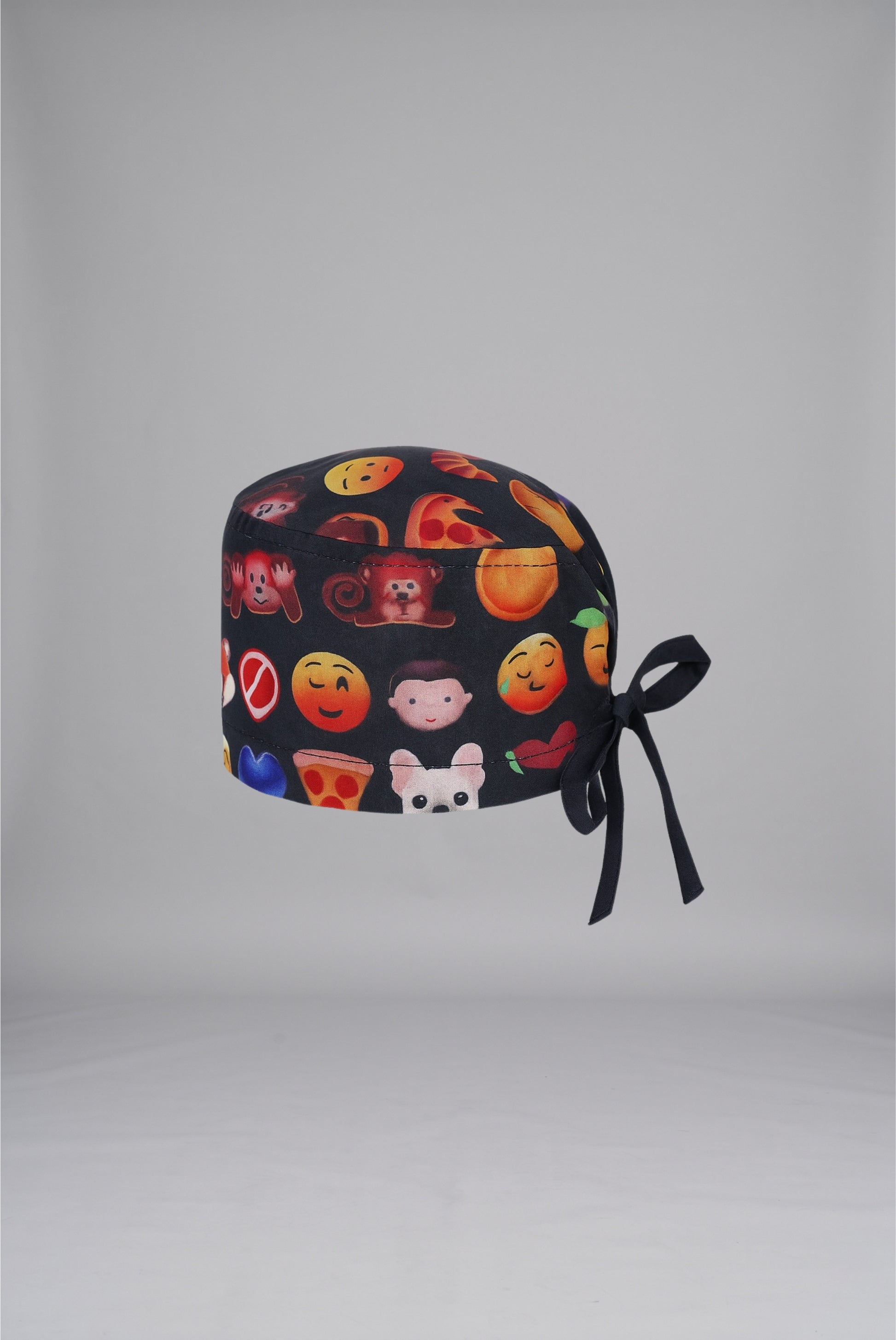 Buy Playful Emoji Surgical Cap in Pakistan by GTEX Apparels Pakistan – Comfortable, Breathable & Stylish Surgical Cap Designed for Doctors, Nurses, Surgeons, and Healthcare Professionals for Daily Use in Hospitals, Clinics, and Healthcare Facilities. 1