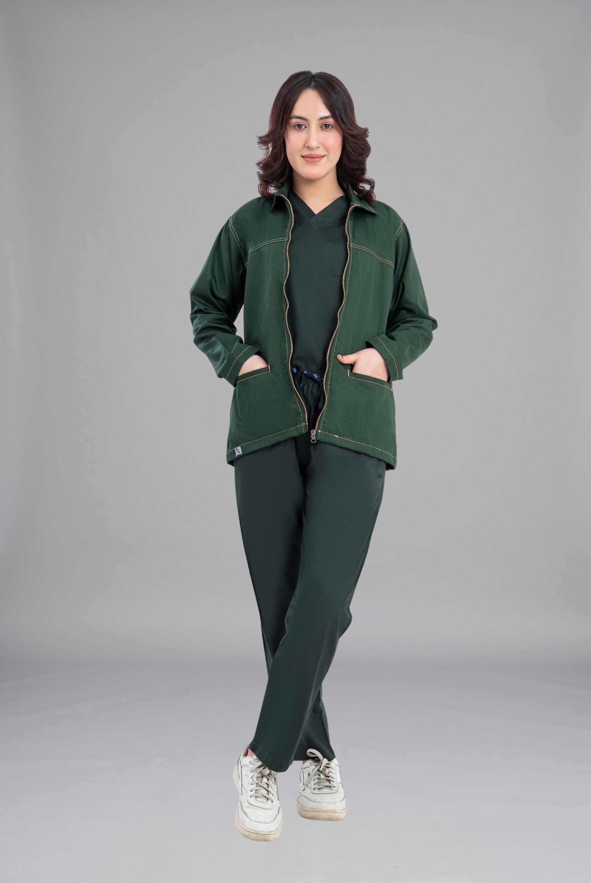 Premium Bottle Green Limited Edition Upper Jacket | GTEX Apparels Pakistan, Trendy Bottle Green Winter Jacket for Men and Women, Perfect for Casual Wear, Outdoor Activities, and Everyday Comfort
